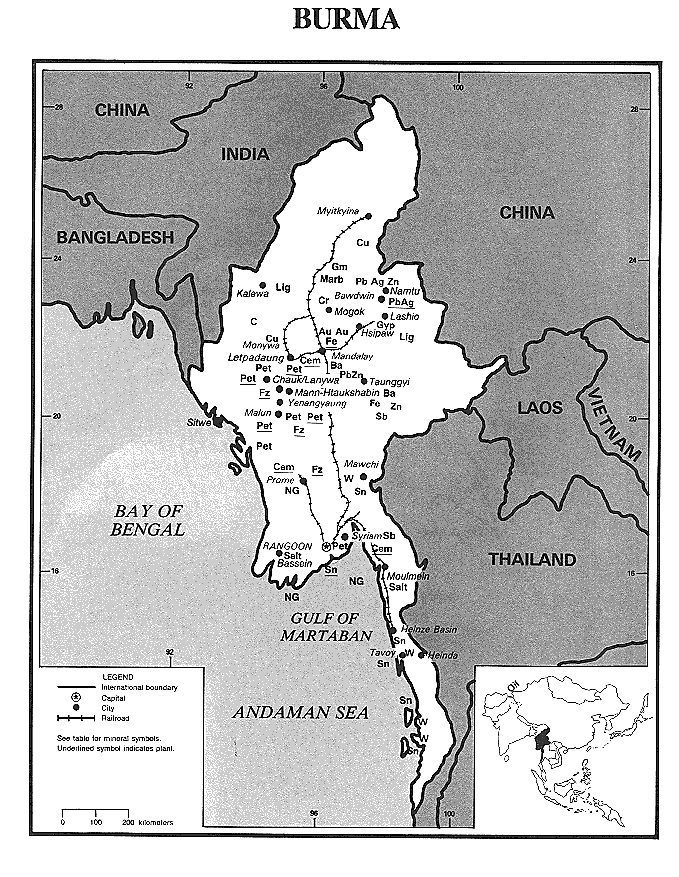 myanmar map political. Myanmar Report From Missionary